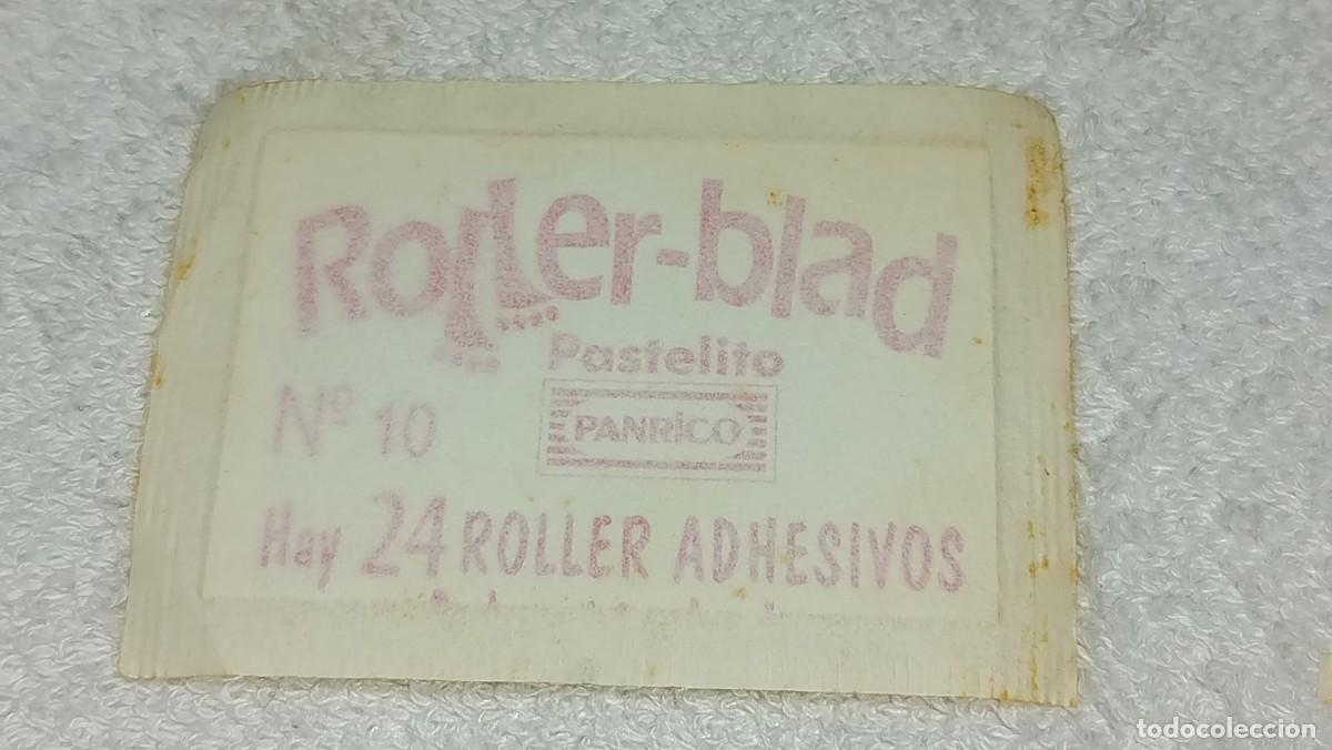 Coleccionismo cromos antiguos: PANRICO : ANTIGUO CROMO N&ordm; 10 PASTELITO ROLLER BLAD ROLLER ADHESIVOS SIN ABRIR A&Ntilde;OS 90