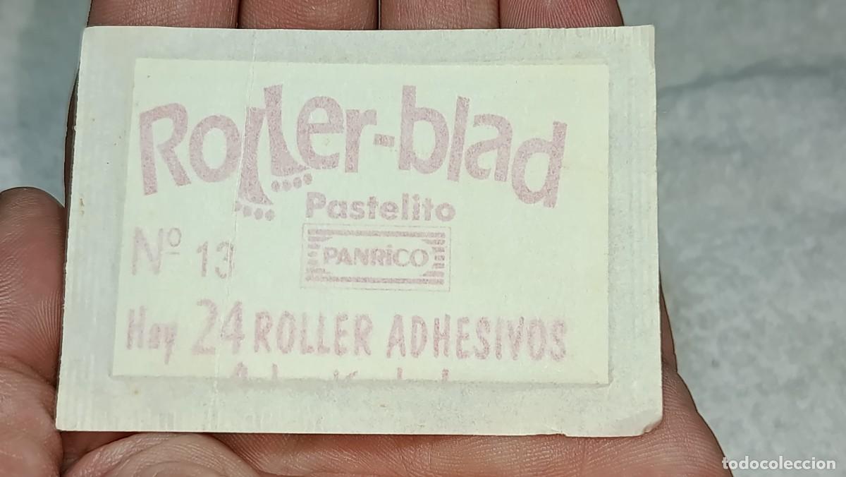 Coleccionismo cromos antiguos: PANRICO : ANTIGUO CROMO N&ordm; 13 PASTELITO ROLLER BLAD ROLLER ADHESIVOS SIN ABRIR A&Ntilde;OS 90