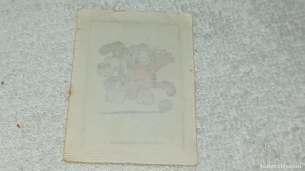 Coleccionismo cromos antiguos: PANRICO : ANTIGUO CROMO GARFIELD HOLOGRAFICO SIN ABRIR A&Ntilde;OS 80 - 90