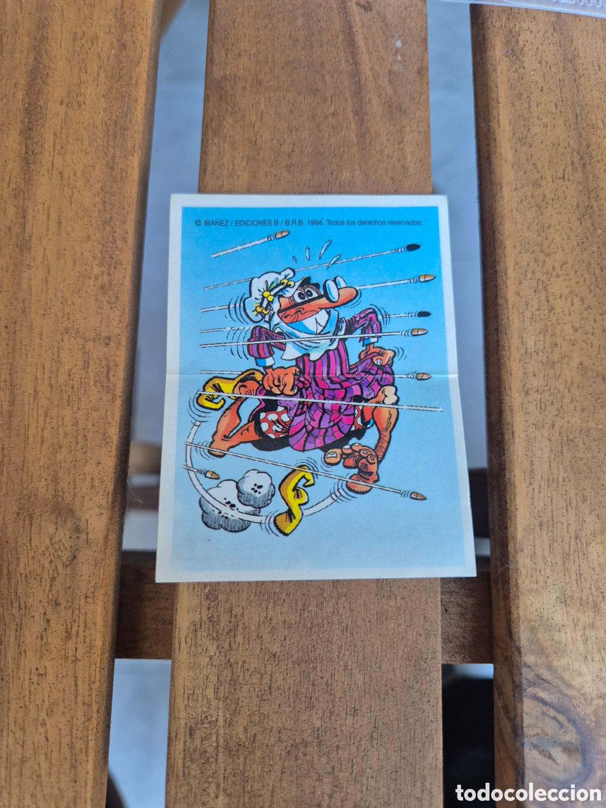 Coleccionismo cromos antiguos: cromo Mortadelo y Filem&oacute;n Phoskitos