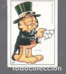 Coleccionismo cromos antiguos: CROMO PEGATINA DE GARFIELD DEL A&Ntilde;O 1978 N&ordm; 17 UNITED FEATURE SYNDICATE, INC NO ESTUVO PEGADO