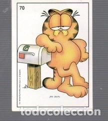 Coleccionismo cromos antiguos: CROMO PEGATINA DE GARFIELD DEL A&Ntilde;O 1978 N&ordm; 70 UNITED FEATURE SYNDICATE, INC NO ESTUVO PEGADO
