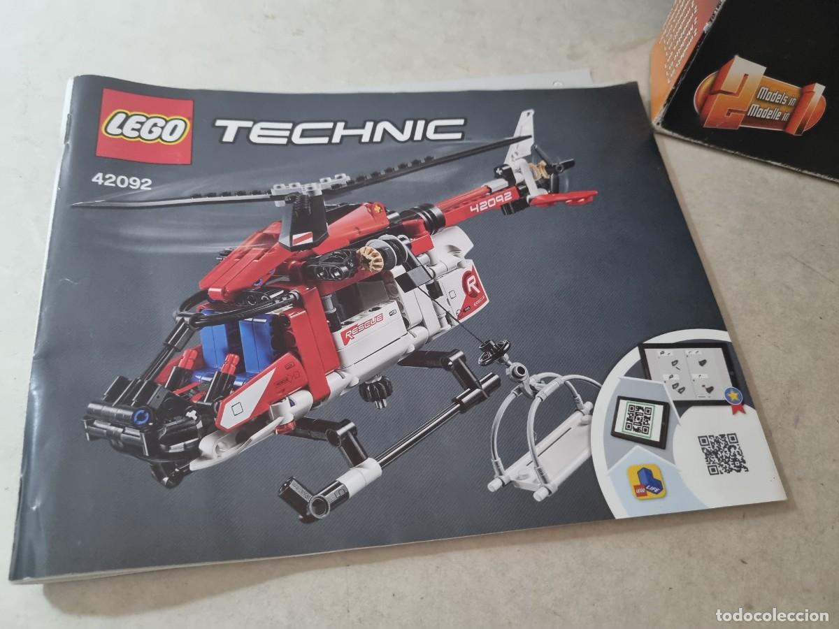 Coleccionismo cromos antiguos: Lego Technic 42092 Helicoptero de Rescate - Foto 4