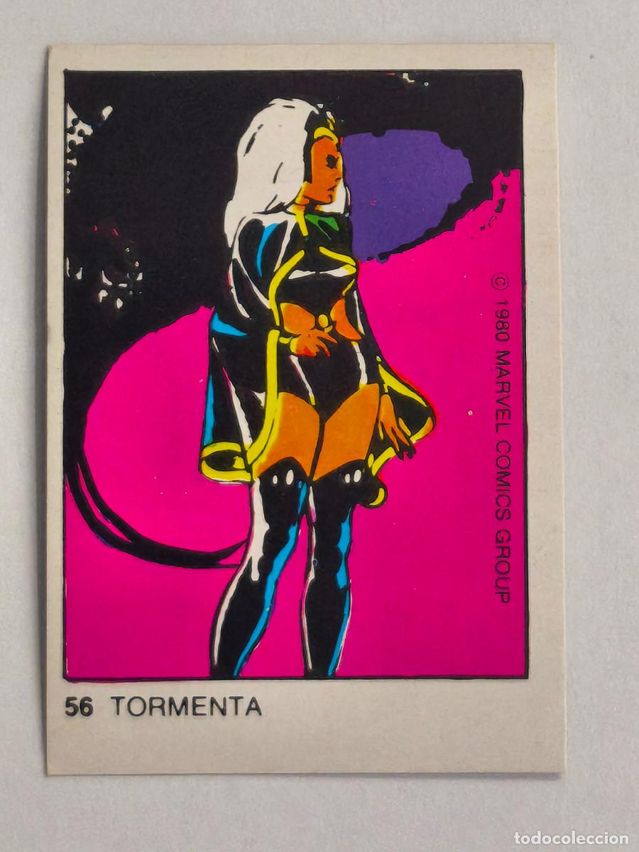 Coleccionismo cromos antiguos: Superh&eacute;roes Marvel 1980 - Terrabusi - Tormenta N&ordm; 56