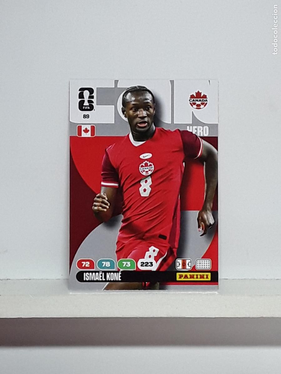 Coleccionismo cromos antiguos: ADRENALYN MUNDIAL 2026 WORLD CUP 26 ALBUM PANINI N 89 CANADA ISMAEL KONE