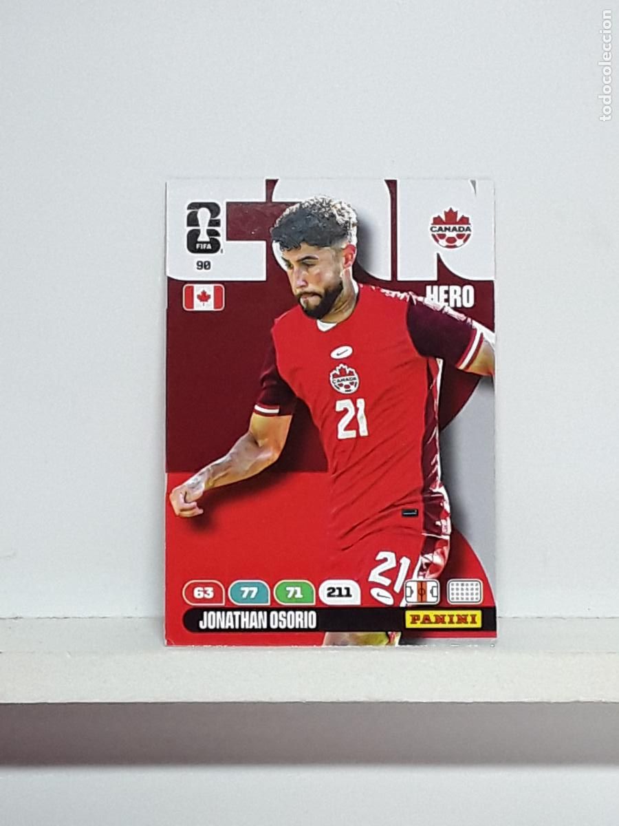 Coleccionismo cromos antiguos: ADRENALYN MUNDIAL 2026 WORLD CUP 26 ALBUM PANINI N 90 CANADA JONATHAN OSORIO