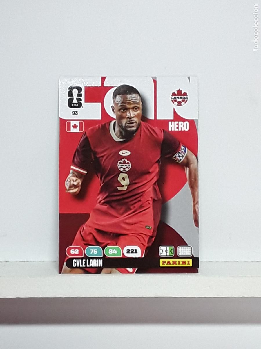 Coleccionismo cromos antiguos: ADRENALYN MUNDIAL 2026 WORLD CUP 26 ALBUM PANINI N 93 CANADA CYLE LARIN