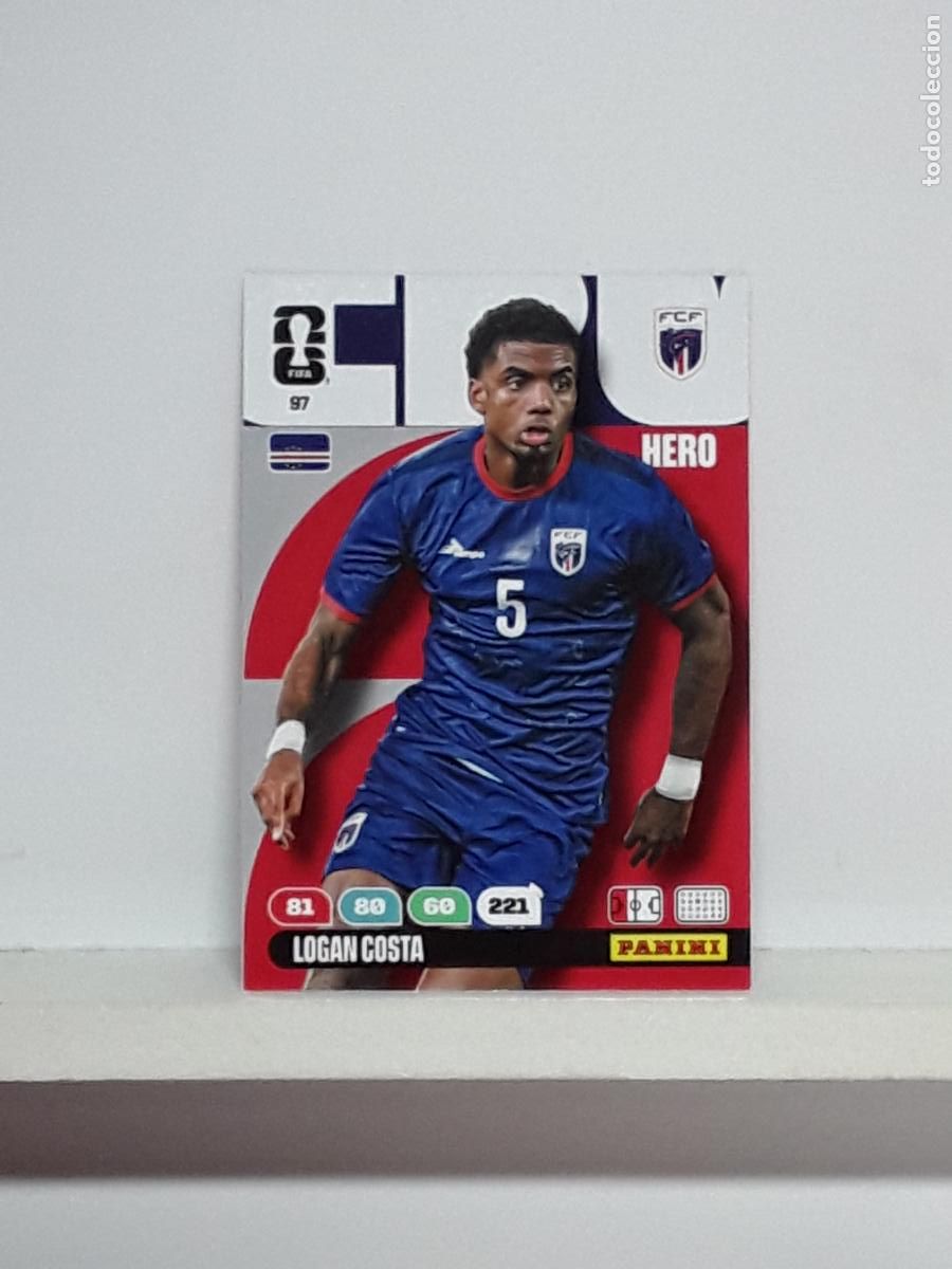 Coleccionismo cromos antiguos: ADRENALYN MUNDIAL 2026 WORLD CUP 26 ALBUM PANINI N 97 CABO VERDE LOGAN COSTA
