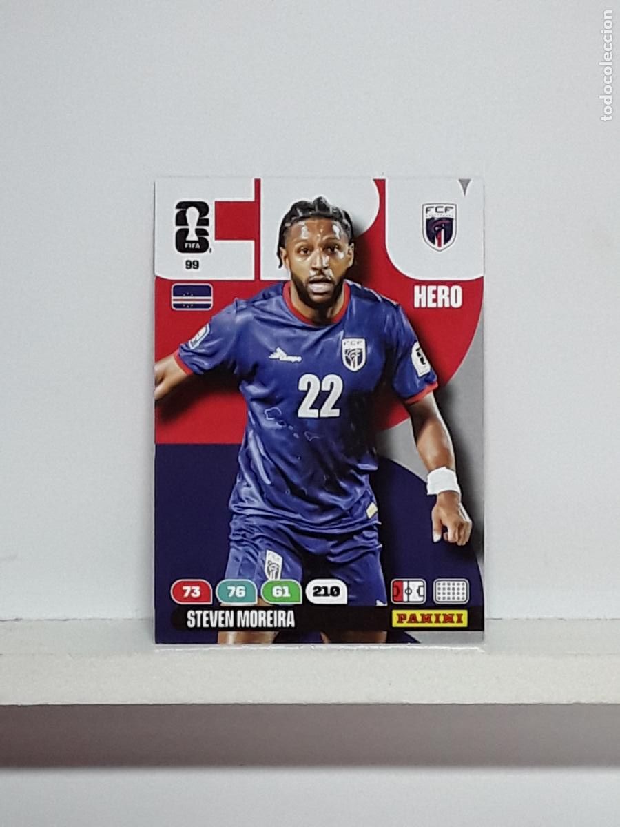 Coleccionismo cromos antiguos: ADRENALYN MUNDIAL 2026 WORLD CUP 26 ALBUM PANINI N 99 CABO VERDE STEVEN MOREIRA