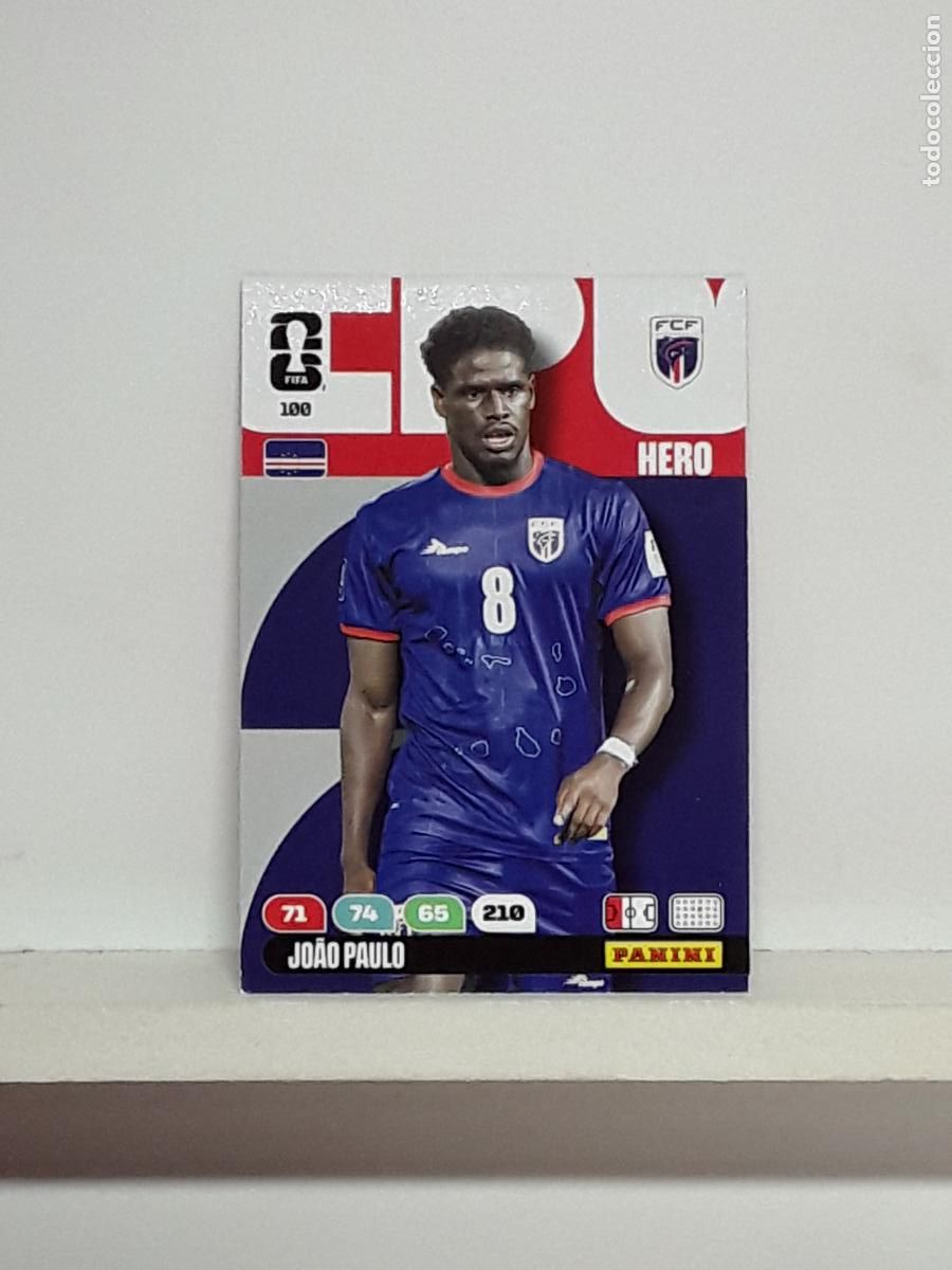 Coleccionismo cromos antiguos: ADRENALYN MUNDIAL 2026 WORLD CUP 26 ALBUM PANINI N 100 CABO VERDE JOAO PAULO