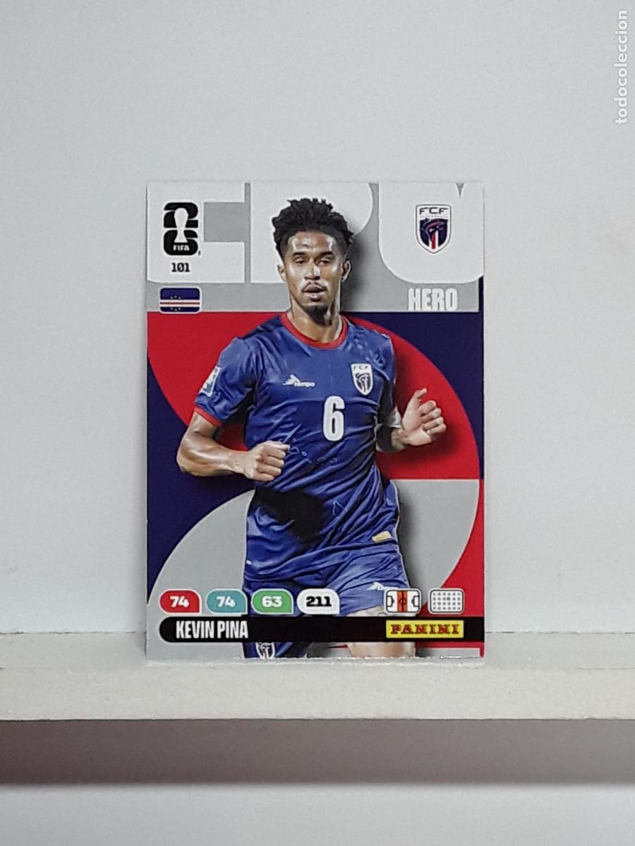 Coleccionismo cromos antiguos: ADRENALYN MUNDIAL 2026 WORLD CUP 26 ALBUM PANINI N 101 CABO VERDE KEVIN PINA