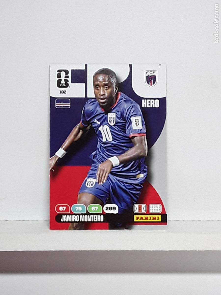 Coleccionismo cromos antiguos: ADRENALYN MUNDIAL 2026 WORLD CUP 26 ALBUM PANINI N 102 CABO VERDE JAMIRO MONTERO
