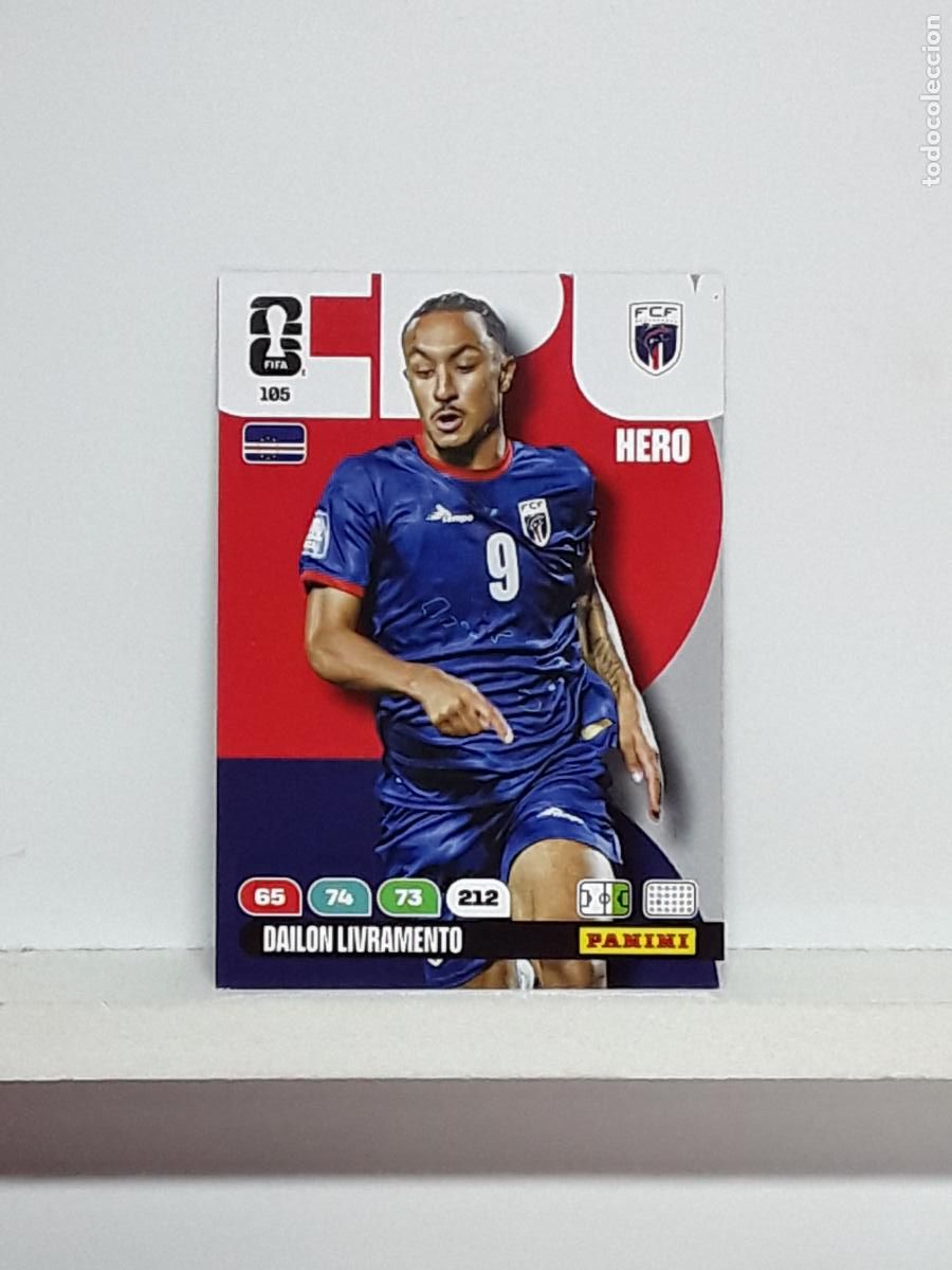 Coleccionismo cromos antiguos: ADRENALYN MUNDIAL 2026 WORLD CUP 26 ALBUM PANINI N 105 CABO VERDE DAILON LIVRAMENTO