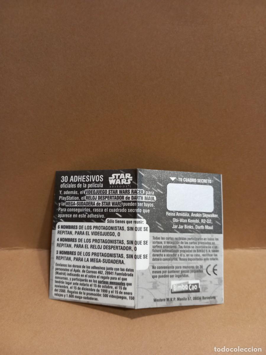 Coleccionismo cromos antiguos: BIMBO CAO CROMO STAR WARS / COMPRA MIN&Iacute;MA 5 &euro; - Foto 2