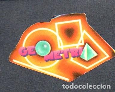 Coleccionismo cromos antiguos: ANTIGUO CROMO TROQUELADO ADHESIVO PANRICO - GEOMETRIA. EDICIONEL TREBOL. SIN PEGAR.