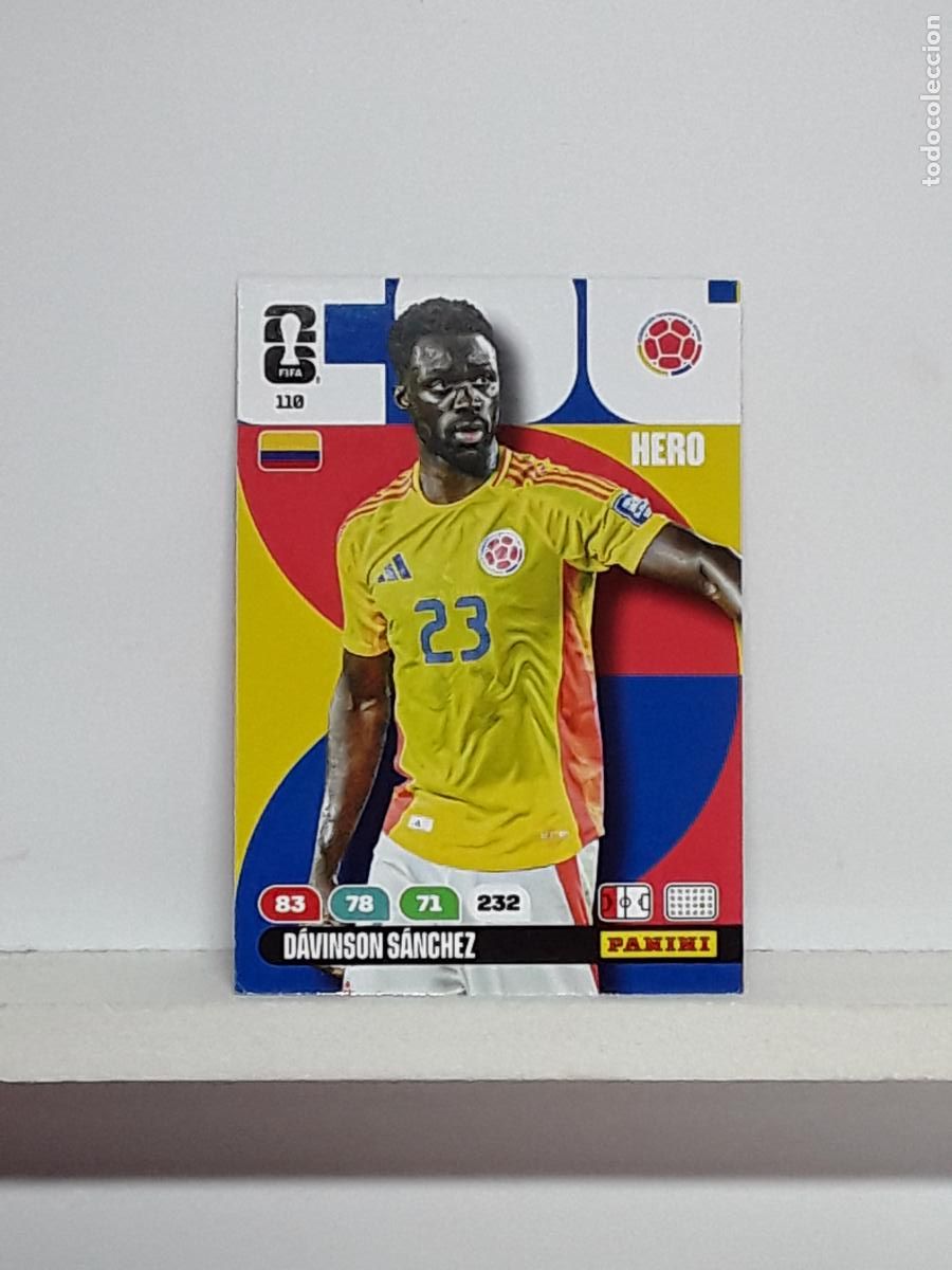 Coleccionismo cromos antiguos: ADRENALYN MUNDIAL 2026 WORLD CUP 26 ALBUM PANINI N 110 COLOMBIA DAVINSON SANCHEZ