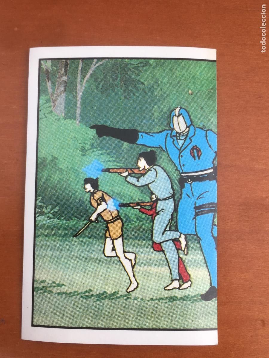 Coleccionismo cromos antiguos: phoskitos gijoe gi joe n&ordm; 129 cromo original nunca pegado