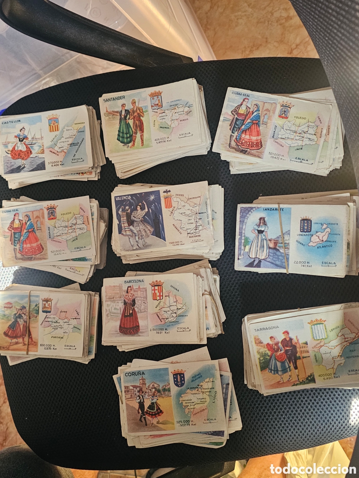 Coleccionismo cromos antiguos: Cromos 1000-1200 aprox Regiones de Espa&ntilde;a