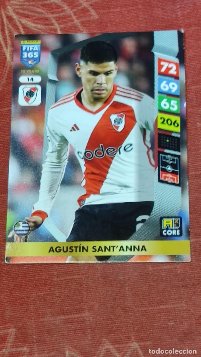 Coleccionismo cromos antiguos: AGUSTIN SANT&acute;ANNA & ADRENALYN FIFA 365 - 2025