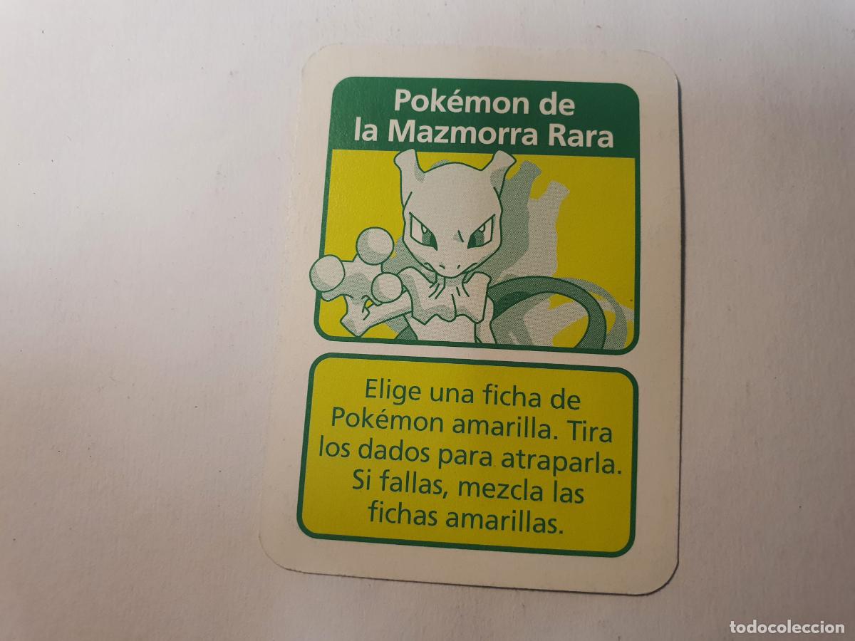 Collectionnisme Cartes &agrave; collectionner anciennes: CARTA EVENTO FICHA POKEMON -- A&Ntilde;O 1995 1996 1998 -- JUEGO MAESTRO POKEMON MB --
