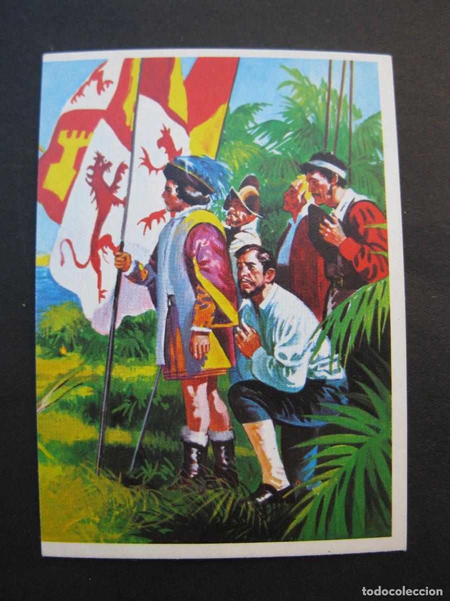 Colecionismo Cromos antigos: T&Eacute;CNICA Y ACCI&Oacute;N - CROMO N&ordm; 212 - CRIST&Oacute;BAL COL&Oacute;N - EDICIONES ESTE - NUNCA PEGADO.