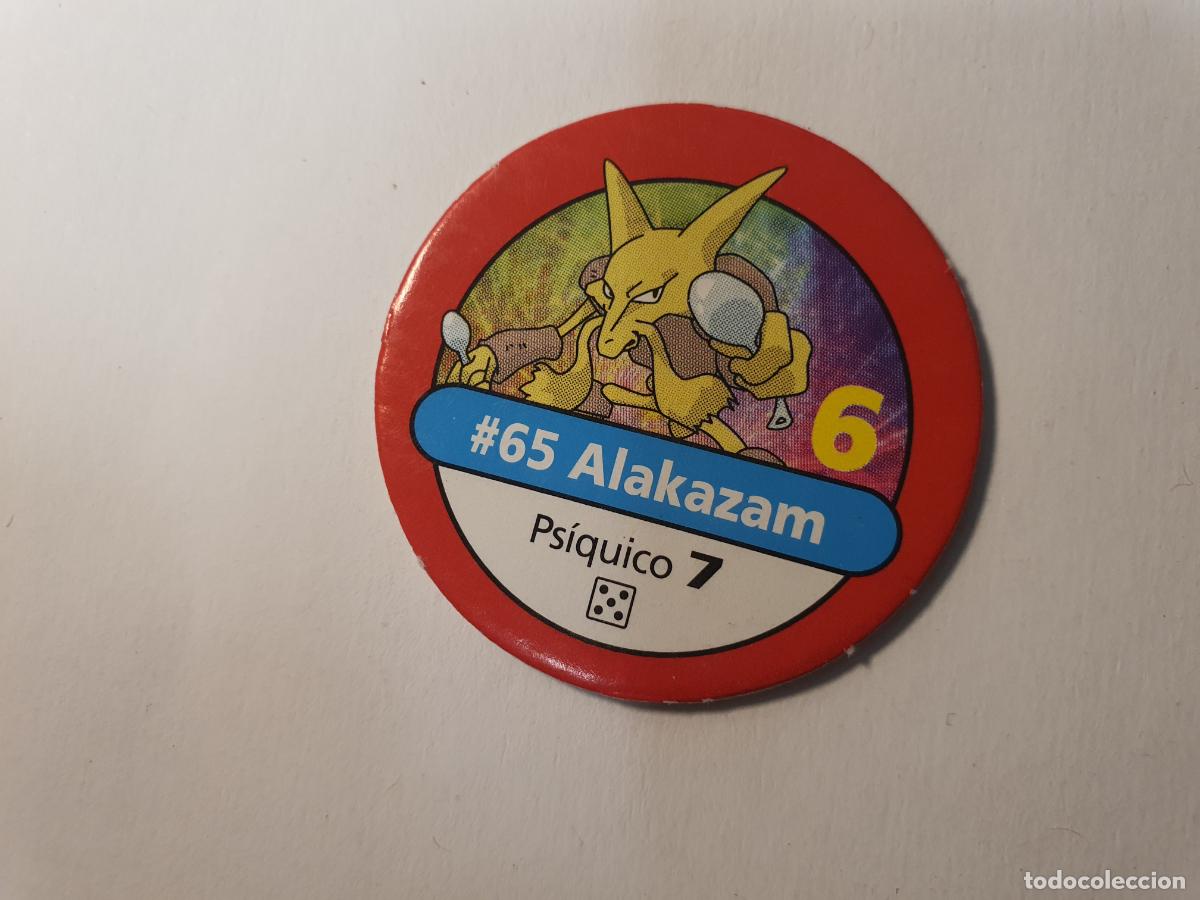 Coleccionismo cromos antiguos: TAZO FICHA POKEMON -- A&Ntilde;O 1995 1996 1998 -- JUEGO MAESTRO POKEMON MB -- N&ordm; 65
