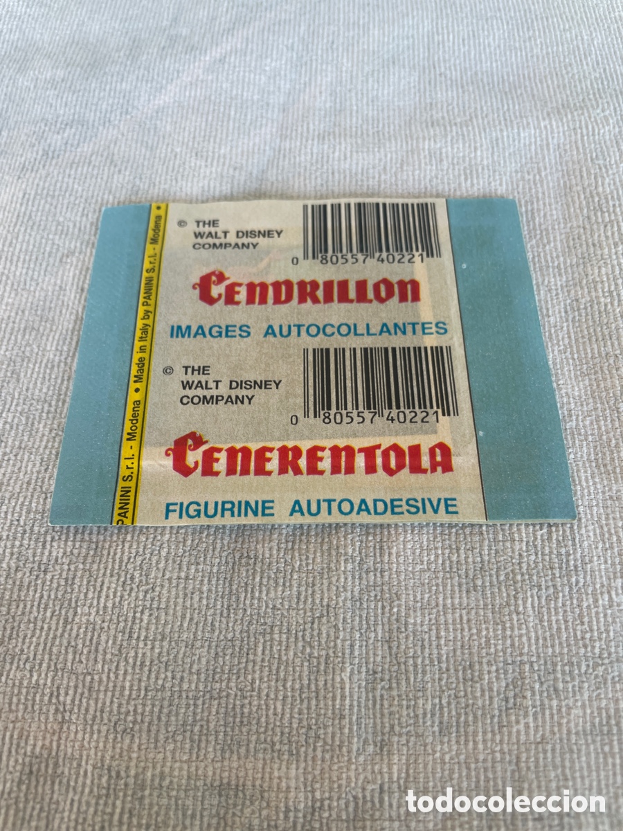 Coleccionismo cromos antiguos: Sobre de cromos sin abrir CENICIENTA - Foto 2