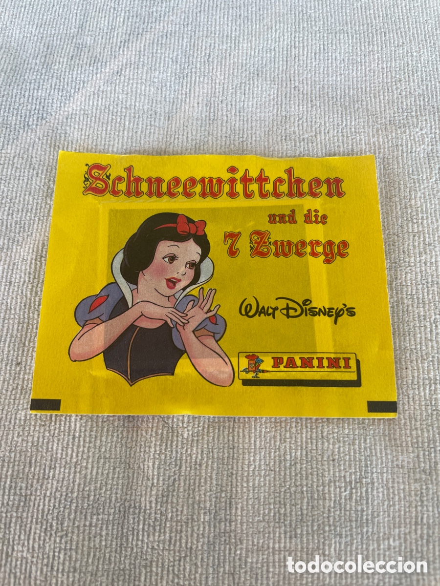 Coleccionismo cromos antiguos: Sobre de cromos sin abrir BLANCANIEVES Y LOS 7 ENANITOS