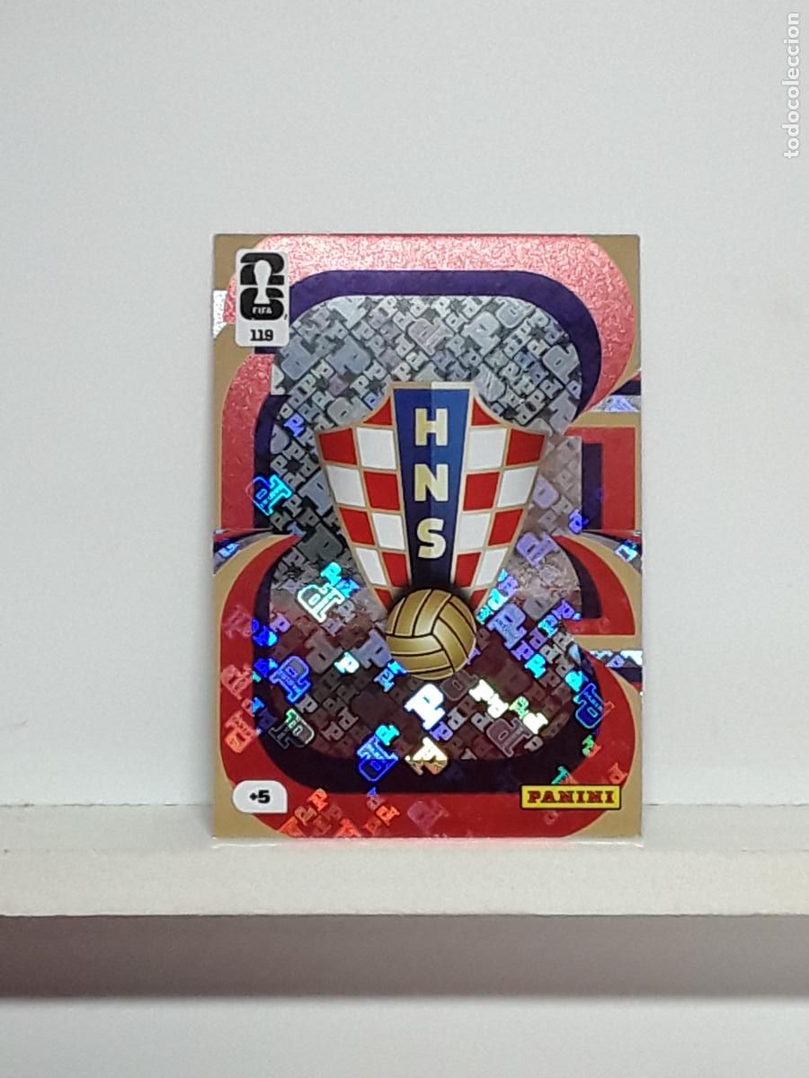 Coleccionismo cromos antiguos: ADRENALYN MUNDIAL 2026 WORLD CUP 26 ALBUM PANINI N 119 CROACIA CROATIA ESCUDO LOGO