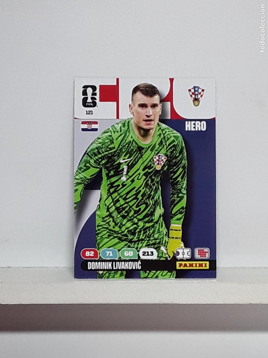 Coleccionismo cromos antiguos: ADRENALYN MUNDIAL 2026 WORLD CUP 26 ALBUM PANINI N 121 CROACIA CROATIA DOMINIK LIVAKOVIC