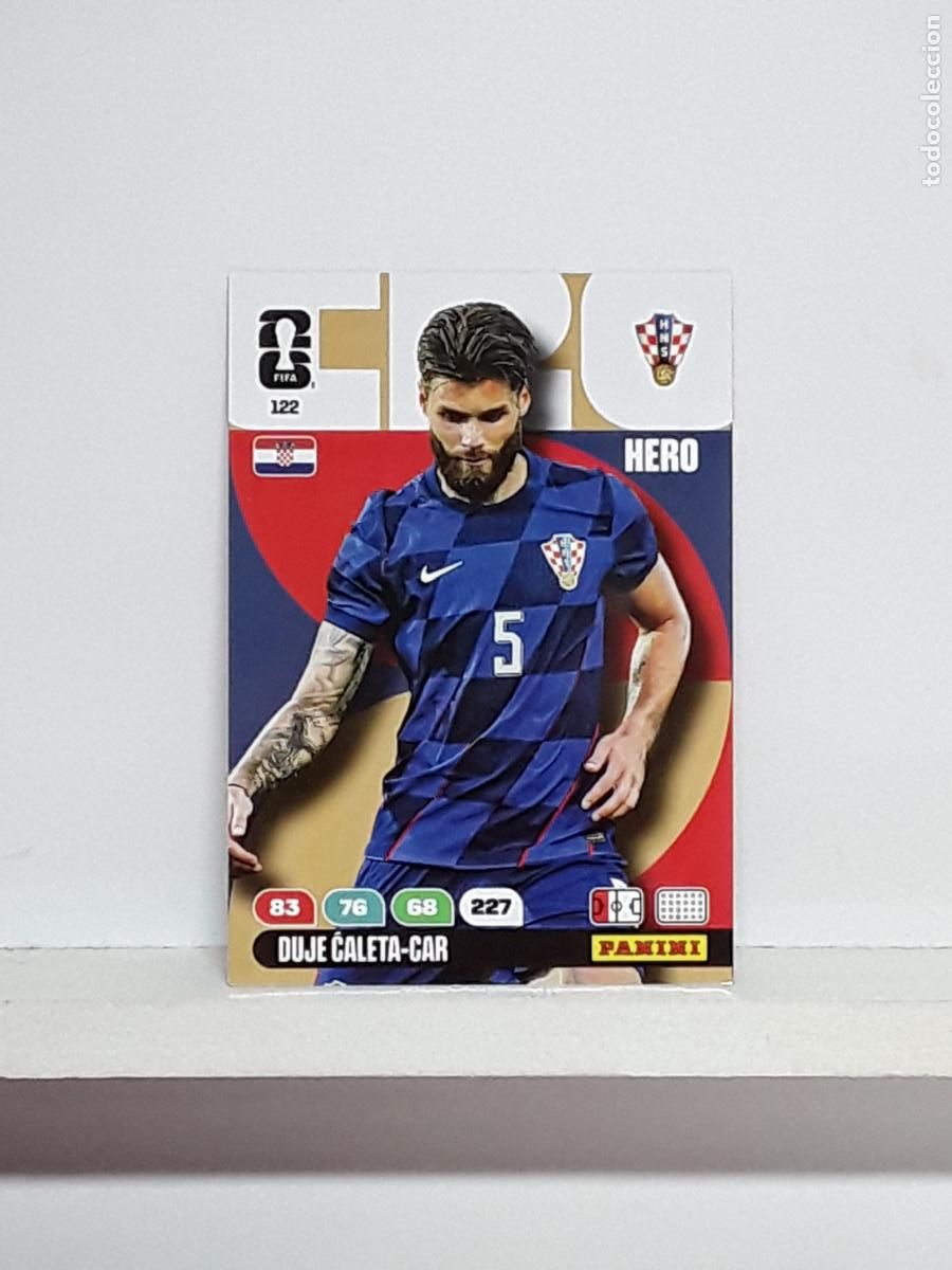 Coleccionismo cromos antiguos: ADRENALYN MUNDIAL 2026 WORLD CUP 26 ALBUM PANINI N 122 CROACIA CROATIA DUJE CALETA-CAR