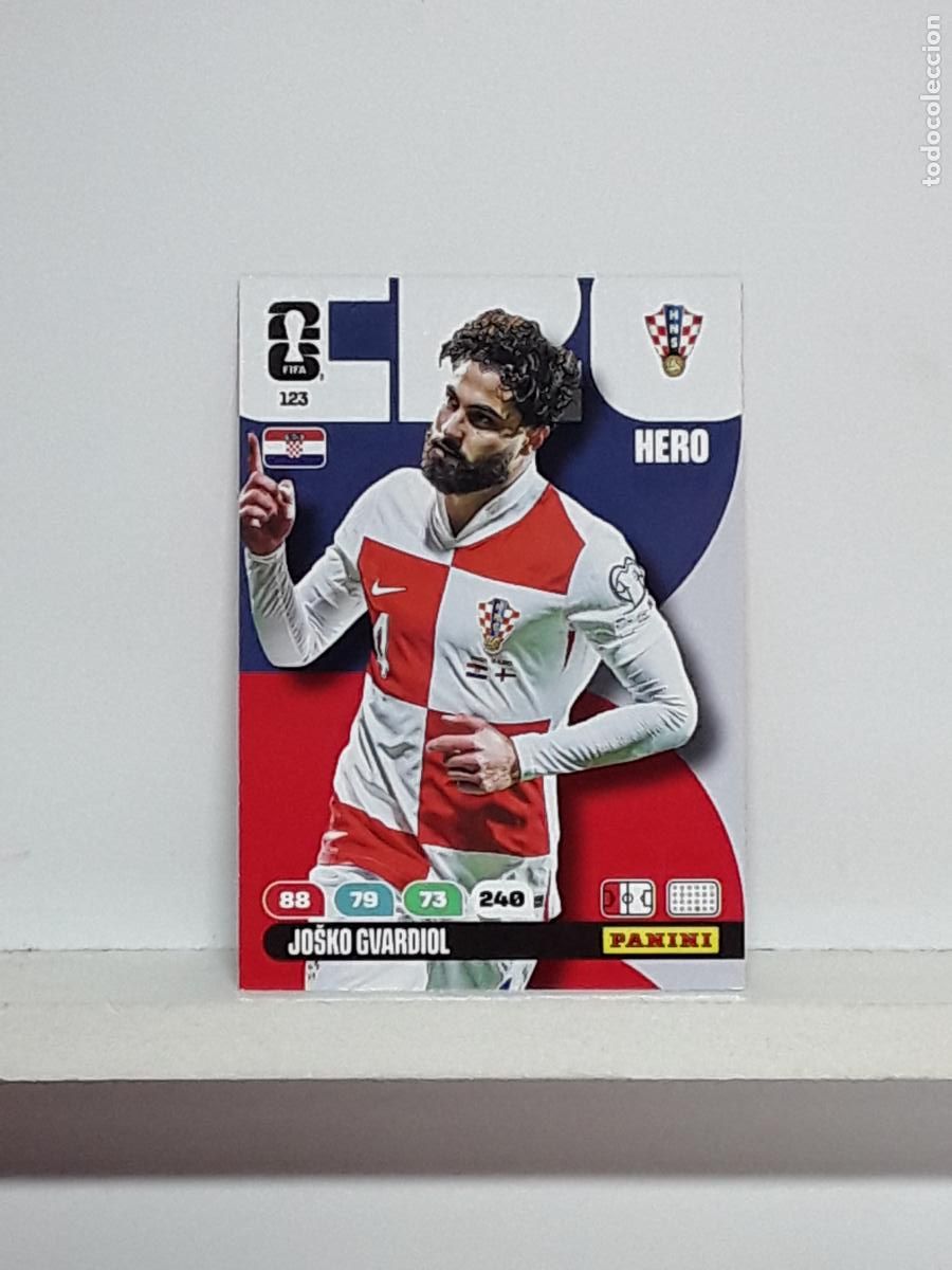 Coleccionismo cromos antiguos: ADRENALYN MUNDIAL 2026 WORLD CUP 26 ALBUM PANINI N 123 CROACIA CROATIA JOSKO GVARDIOL