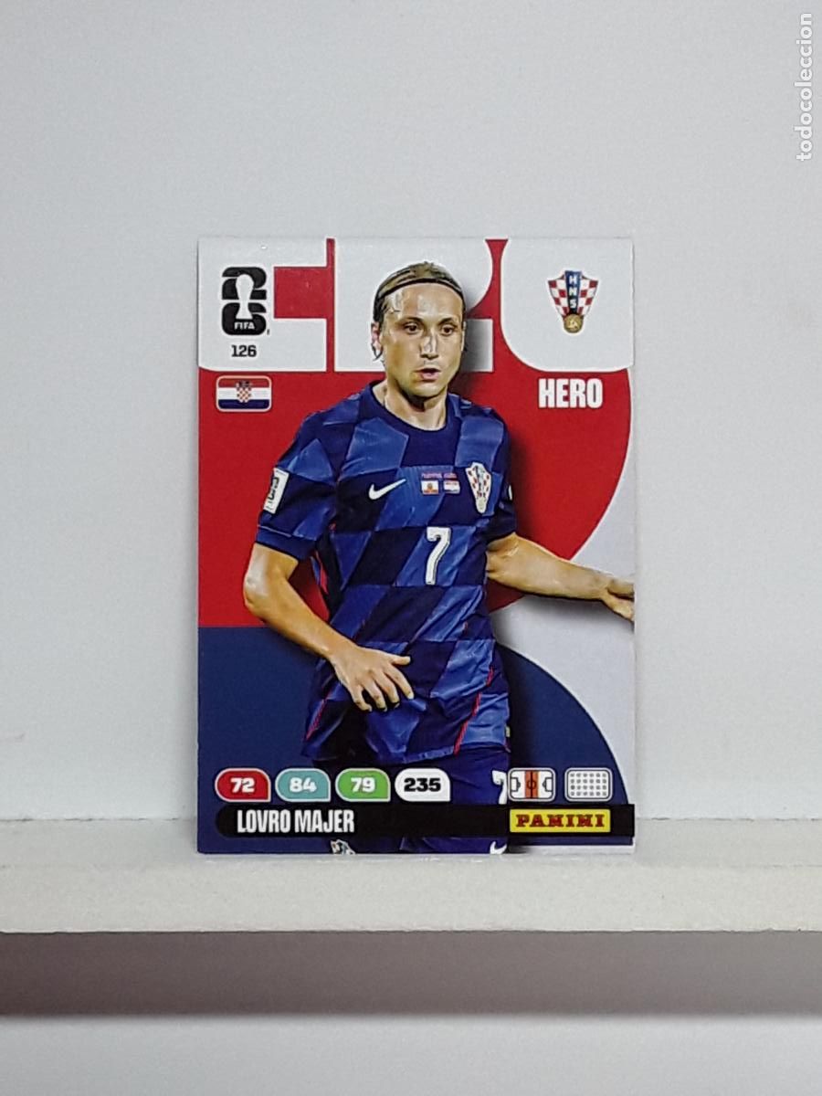 Coleccionismo cromos antiguos: ADRENALYN MUNDIAL 2026 WORLD CUP 26 ALBUM PANINI N 126 CROACIA CROATIA LOVRO MAJER