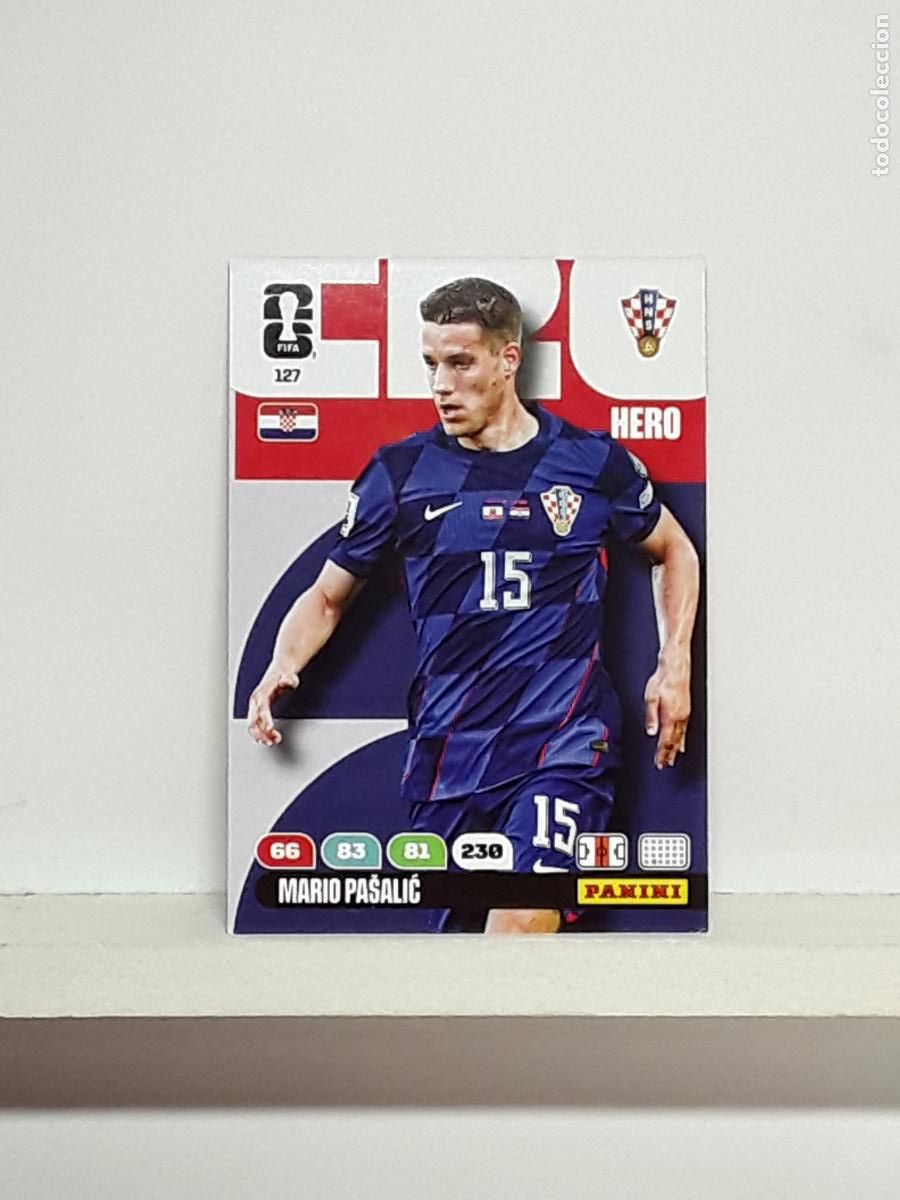Coleccionismo cromos antiguos: ADRENALYN MUNDIAL 2026 WORLD CUP 26 ALBUM PANINI N 127 CROACIA CROATIA MARIO PASALIC
