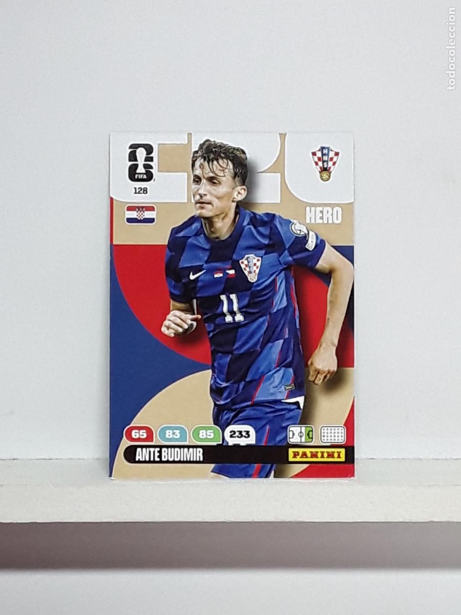 Coleccionismo cromos antiguos: ADRENALYN MUNDIAL 2026 WORLD CUP 26 ALBUM PANINI N 128 CROACIA CROATIA ANTE BUDIMIR
