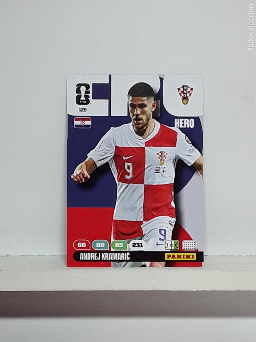 Coleccionismo cromos antiguos: ADRENALYN MUNDIAL 2026 WORLD CUP 26 ALBUM PANINI N 129 CROACIA CROATIA ANDREJ KRAMARIC