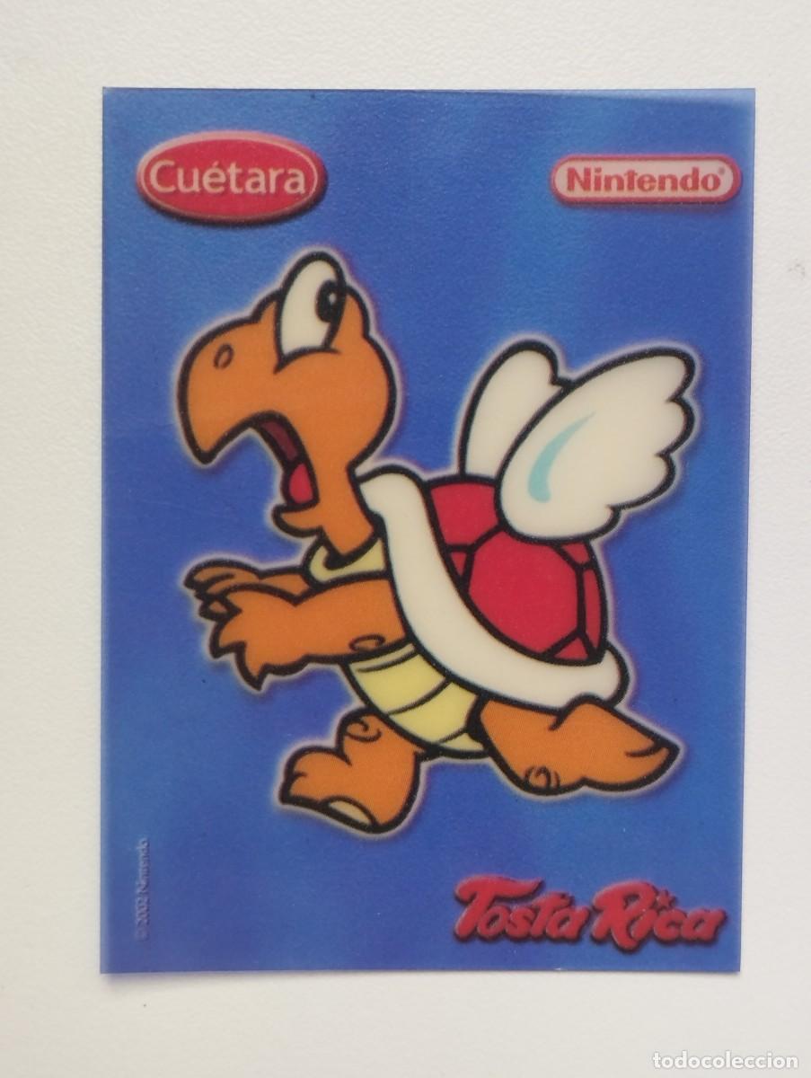 Coleccionismo cromos antiguos: CROMO CARD SUPER MARIO BROS - NINTENDO 2002 - CUETARA TOSTA RICA TORTUGA VOLADORA TROOPA KOOPA