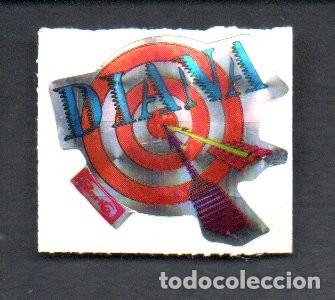 Sammeln alte Sammelbilder: ANTIGUO CROMO TROQUELADO ADHESIVO HOLOGRAFICO PANRICO - DIANA -. EDICIONES TREBOL. SIN PEGAR.
