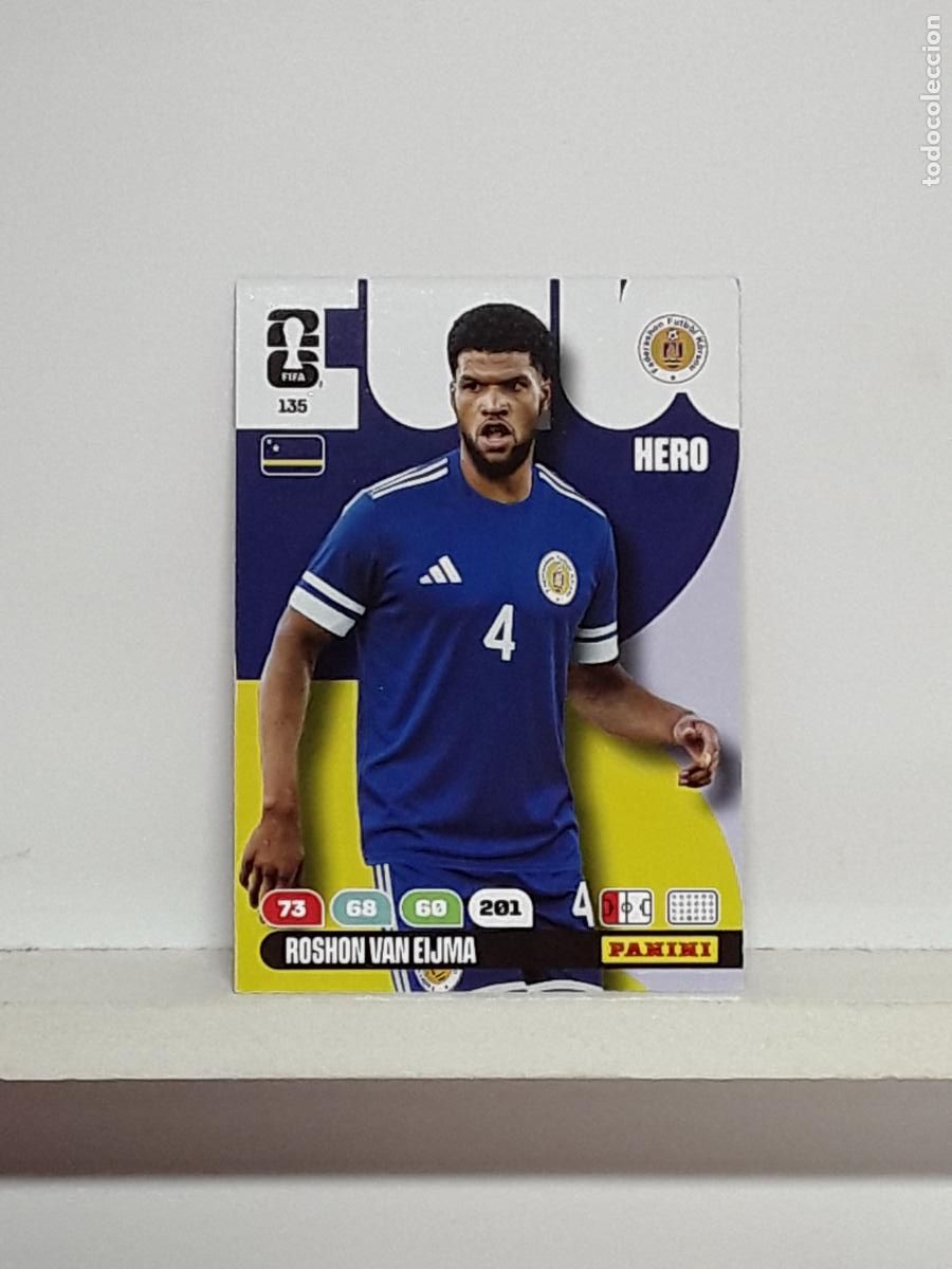 Sammeln alte Sammelbilder: ADRENALYN MUNDIAL 2026 WORLD CUP 26 ALBUM PANINI N 135 CURAZAO CURA&Ccedil;AO ROSHON VAN EIJMA