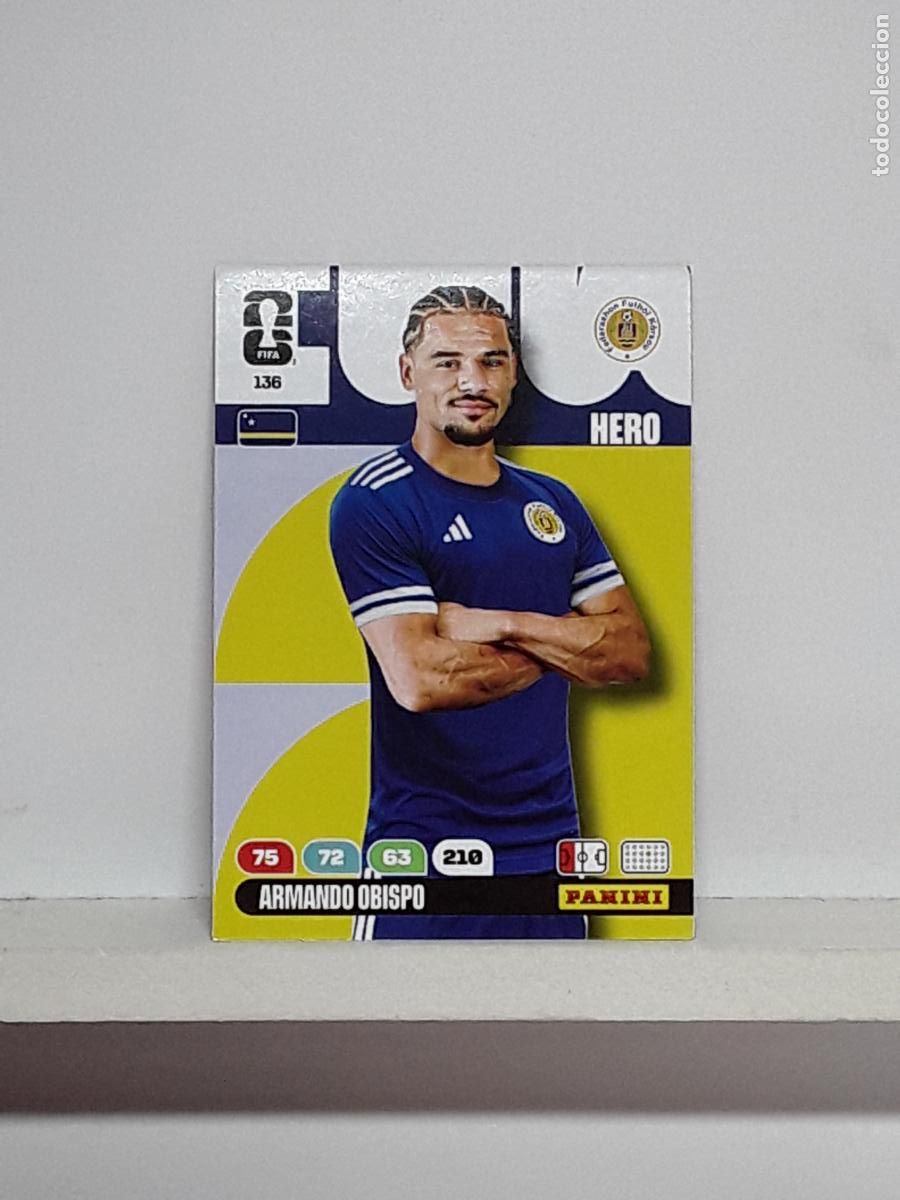 Sammeln alte Sammelbilder: ADRENALYN MUNDIAL 2026 WORLD CUP 26 ALBUM PANINI N 136 CURAZAO CURA&Ccedil;AO ARMANDO OBISPO