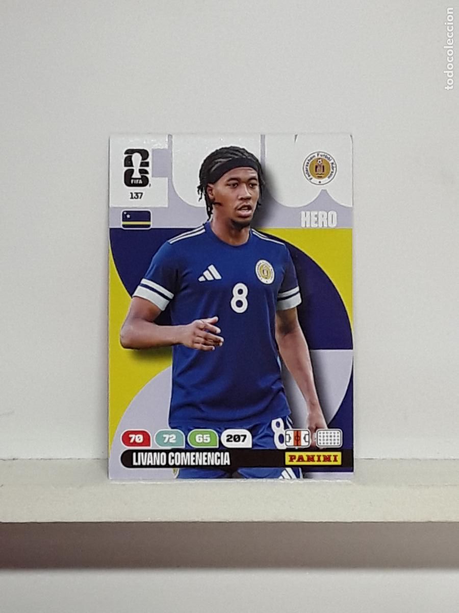 Sammeln alte Sammelbilder: ADRENALYN MUNDIAL 2026 WORLD CUP 26 ALBUM PANINI N 137 CURAZAO CURA&Ccedil;AO LIVANO COMENENCIA