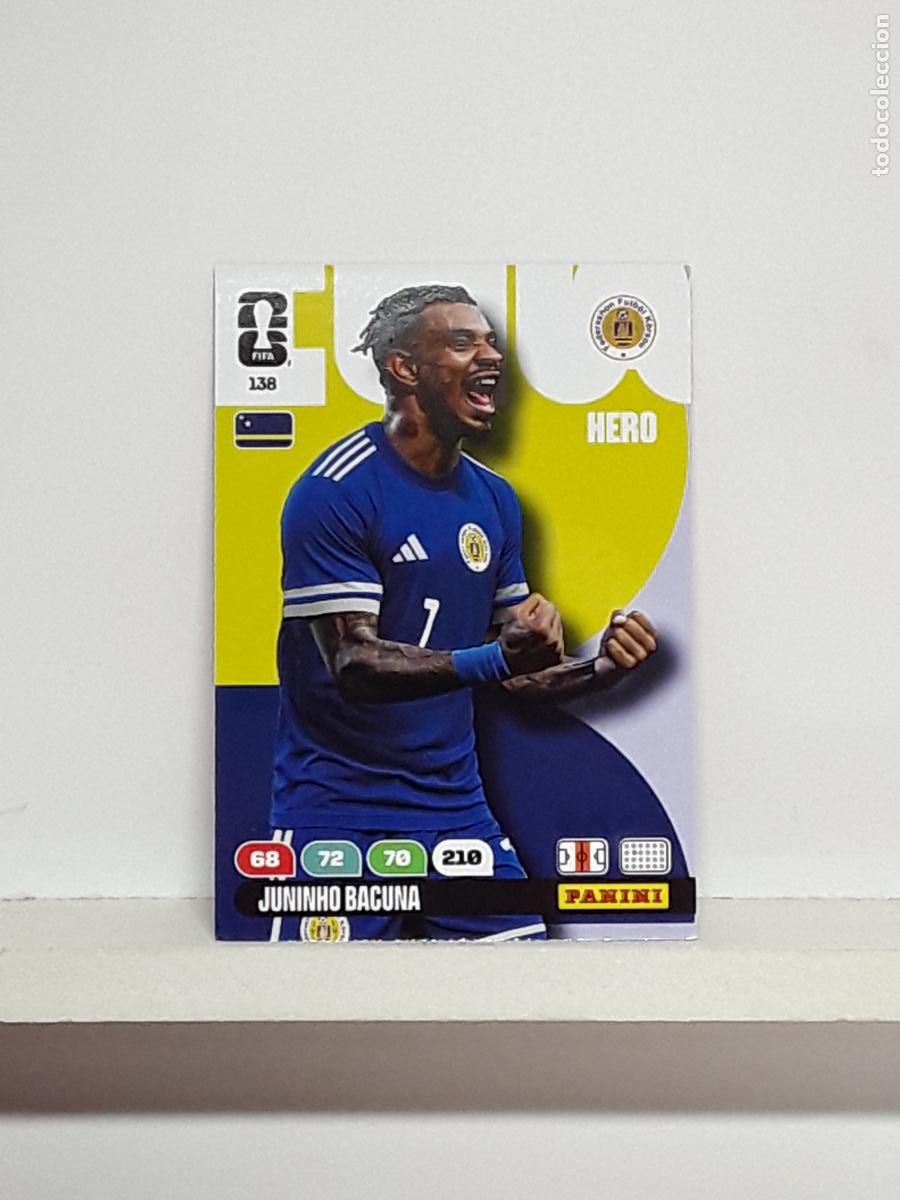 Sammeln alte Sammelbilder: ADRENALYN MUNDIAL 2026 WORLD CUP 26 ALBUM PANINI N 138 CURAZAO CURA&Ccedil;AO JUNINHO BACUNA