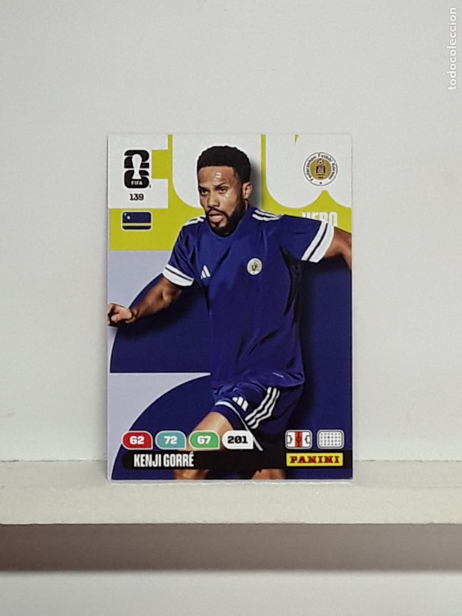 Coleccionismo cromos antiguos: ADRENALYN MUNDIAL 2026 WORLD CUP 26 ALBUM PANINI N 139 CURAZAO CURA&Ccedil;AO KENJI GORRE