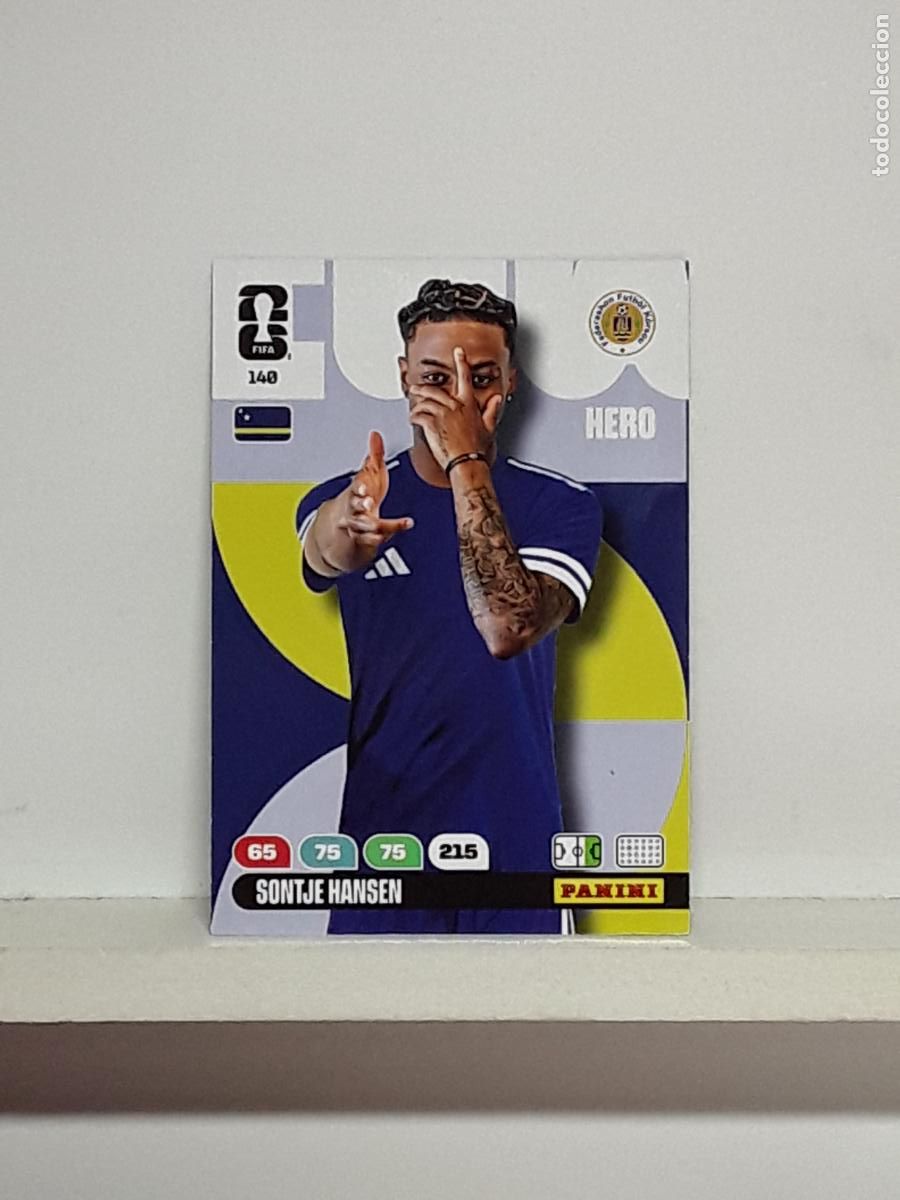 Coleccionismo cromos antiguos: ADRENALYN MUNDIAL 2026 WORLD CUP 26 ALBUM PANINI N 140 CURAZAO CURA&Ccedil;AO SONTJE HANSEN