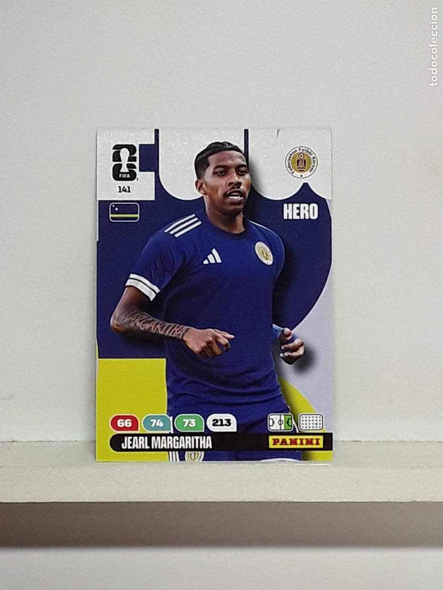 Coleccionismo cromos antiguos: ADRENALYN MUNDIAL 2026 WORLD CUP 26 ALBUM PANINI N 141 CURAZAO CURA&Ccedil;AO JEARL MARGARITHA