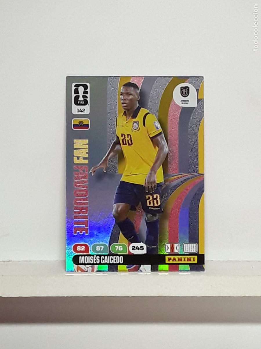 Coleccionismo cromos antiguos: ADRENALYN MUNDIAL 2026 WORLD CUP 26 ALBUM PANINI N 142 ECUADOR MOISES CAICEDO