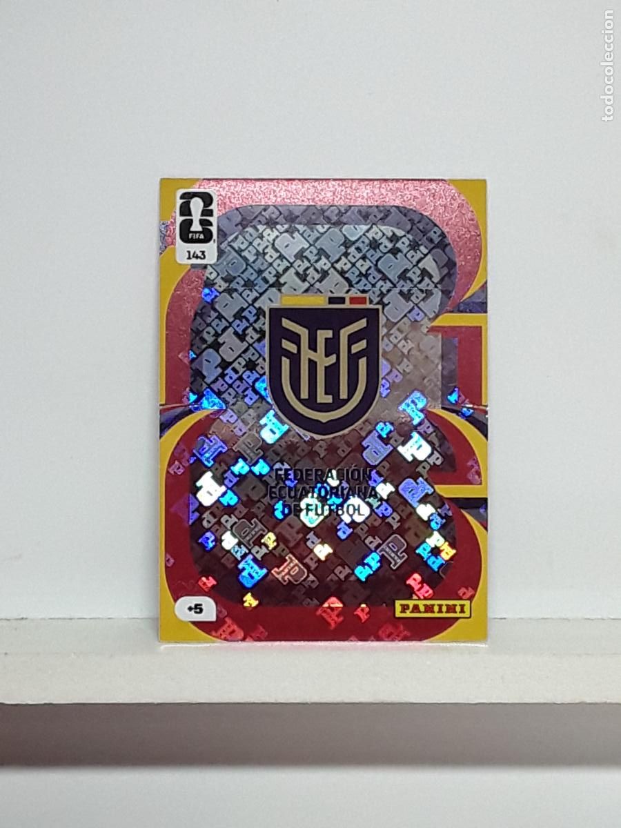 Coleccionismo cromos antiguos: ADRENALYN MUNDIAL 2026 WORLD CUP 26 ALBUM PANINI N 143 ECUADOR ESCUDO LOGO