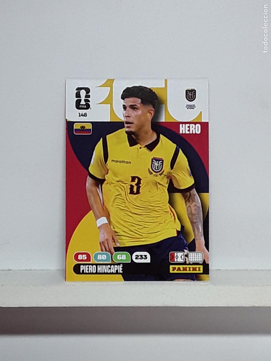 Coleccionismo cromos antiguos: ADRENALYN MUNDIAL 2026 WORLD CUP 26 ALBUM PANINI N 146 ECUADOR PIERO HINCAPIE