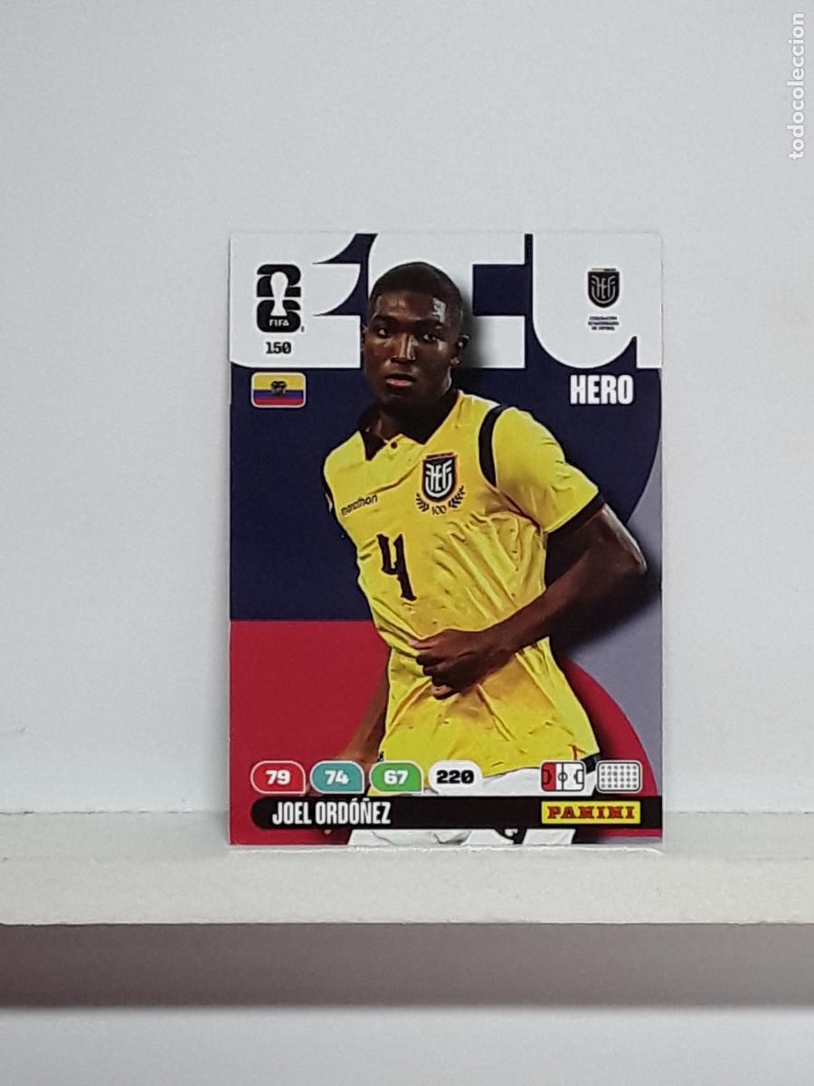 Coleccionismo cromos antiguos: ADRENALYN MUNDIAL 2026 WORLD CUP 26 ALBUM PANINI N 150 ECUADOR JOEL ORDO&Ntilde;EZ
