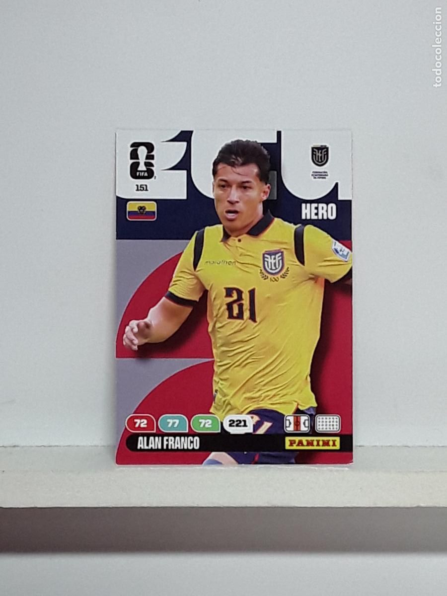 Coleccionismo cromos antiguos: ADRENALYN MUNDIAL 2026 WORLD CUP 26 ALBUM PANINI N 151 ECUADOR ALAN FRANCO